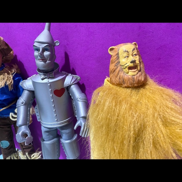 WIZARD OF OZ VINTAGE 1980s & 1990s COLLECTABLE POSABLE DOLL BUNDLE  OF 4  11.5” - Picture 10 of 16